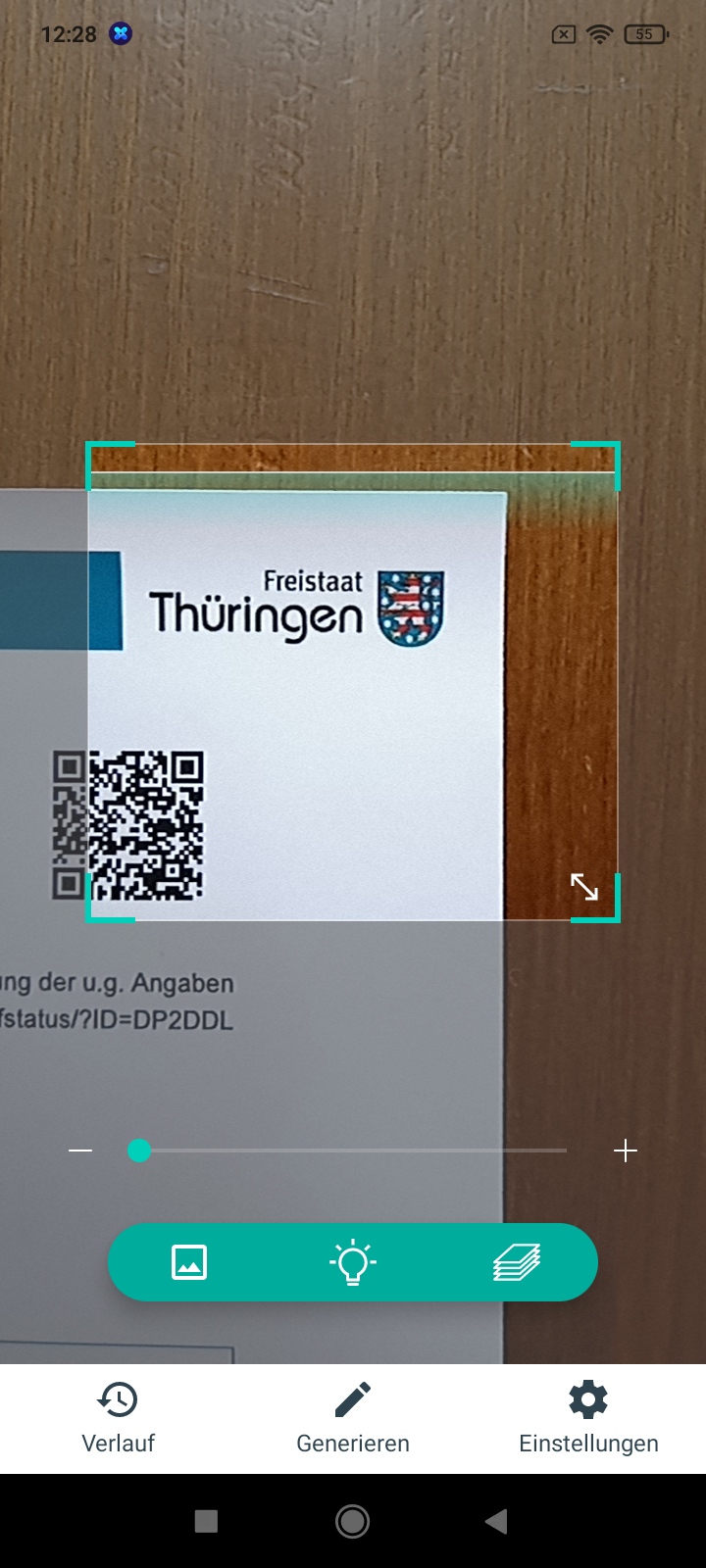 Scanner CoroScan Startseite