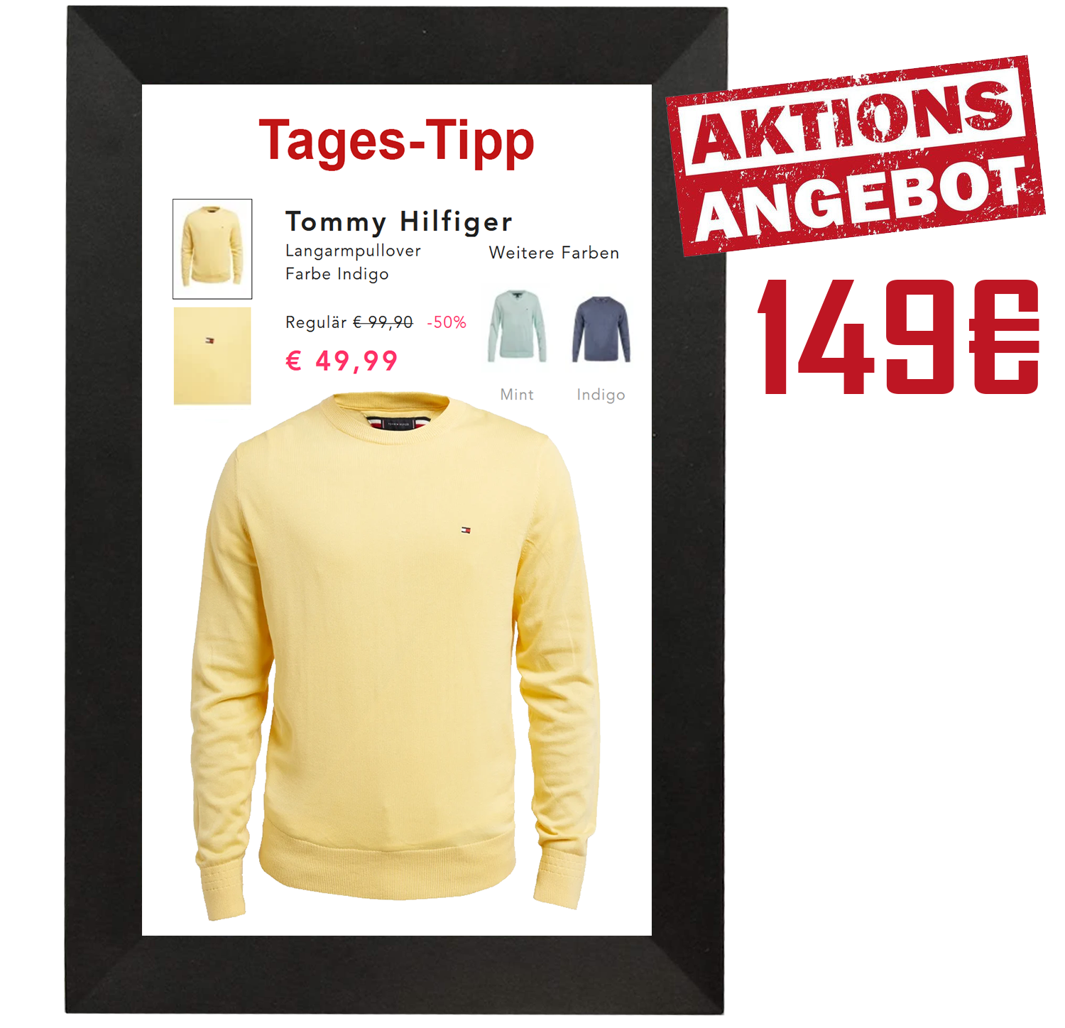 POS Signage Display mini Aktion: 149,- Euro